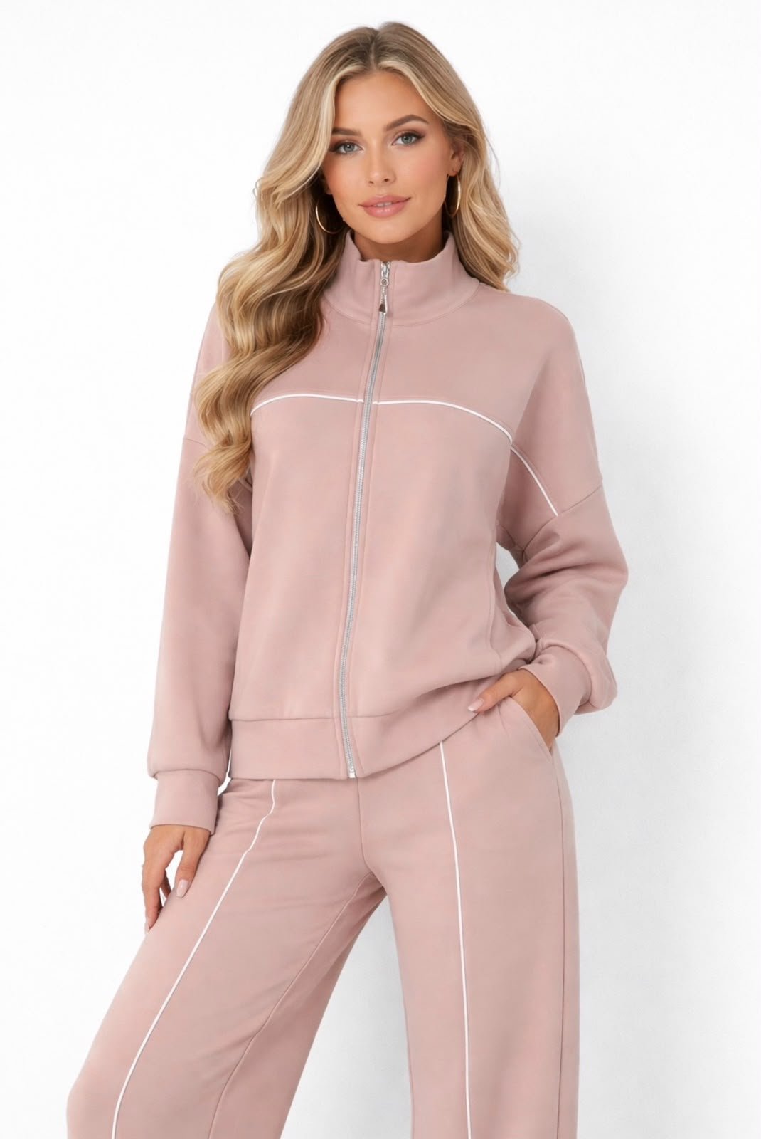 Blush-pink 2 pieces set
